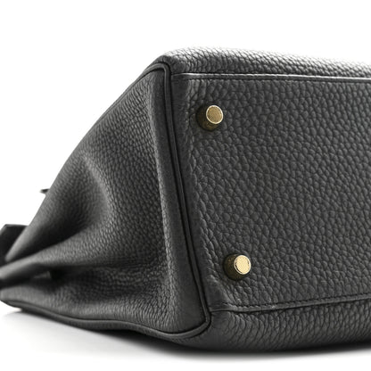 Hermes Togo Kelly Retourne 28 Black 9 of 10