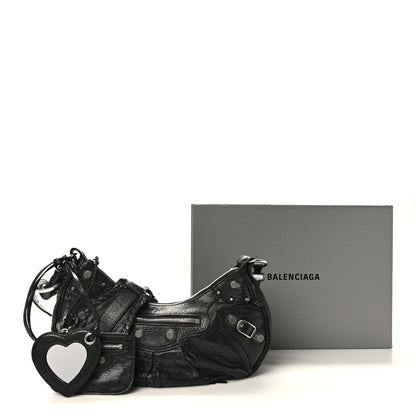 Balenciaga Agneau Arena Small Le Cagole Shoulder Bag Black 13 of 13