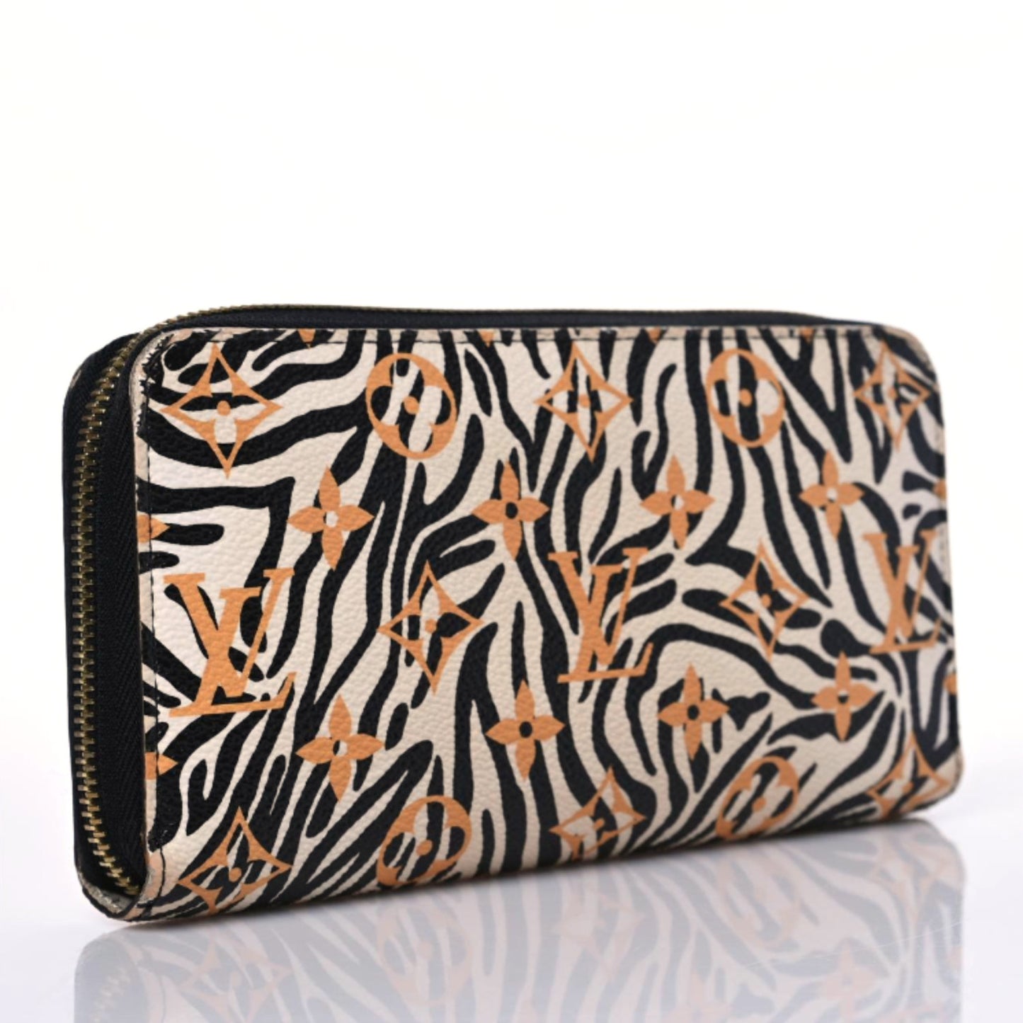 Monogram Giant Jungle Zippy Wallet Ivory