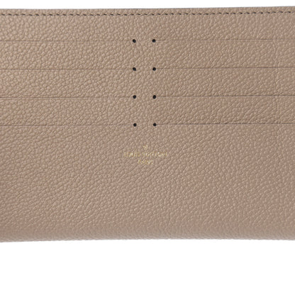 Louis Vuitton Calfskin Felicie Chain Wallet Card Holder Insert Tourterelle 5 of 5