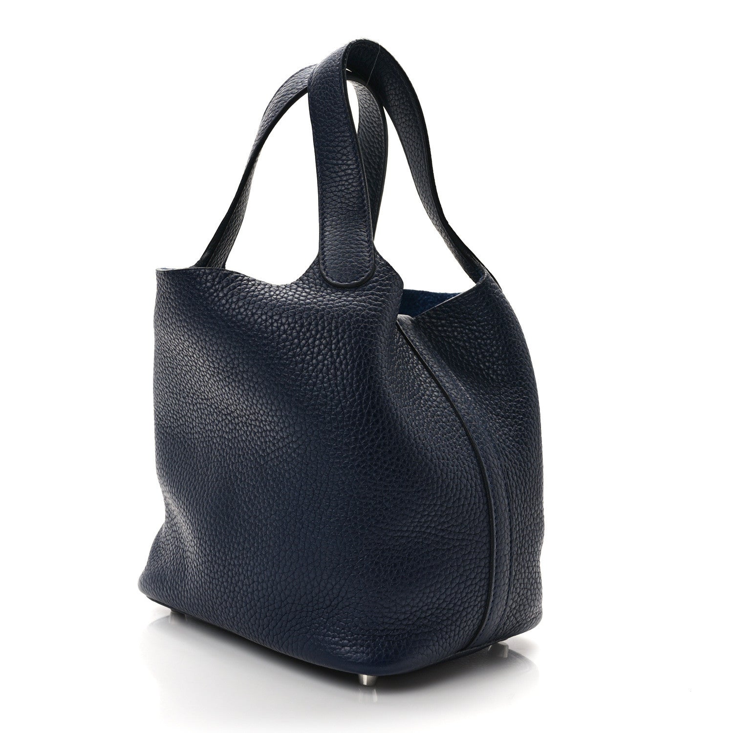 Hermes Taurillon Clemence Picotin Lock 18 PM Bleu Nuit 3 of 9