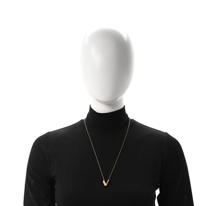 Louis Vuitton LV And Me Letter V Necklace Gold 2 of 5