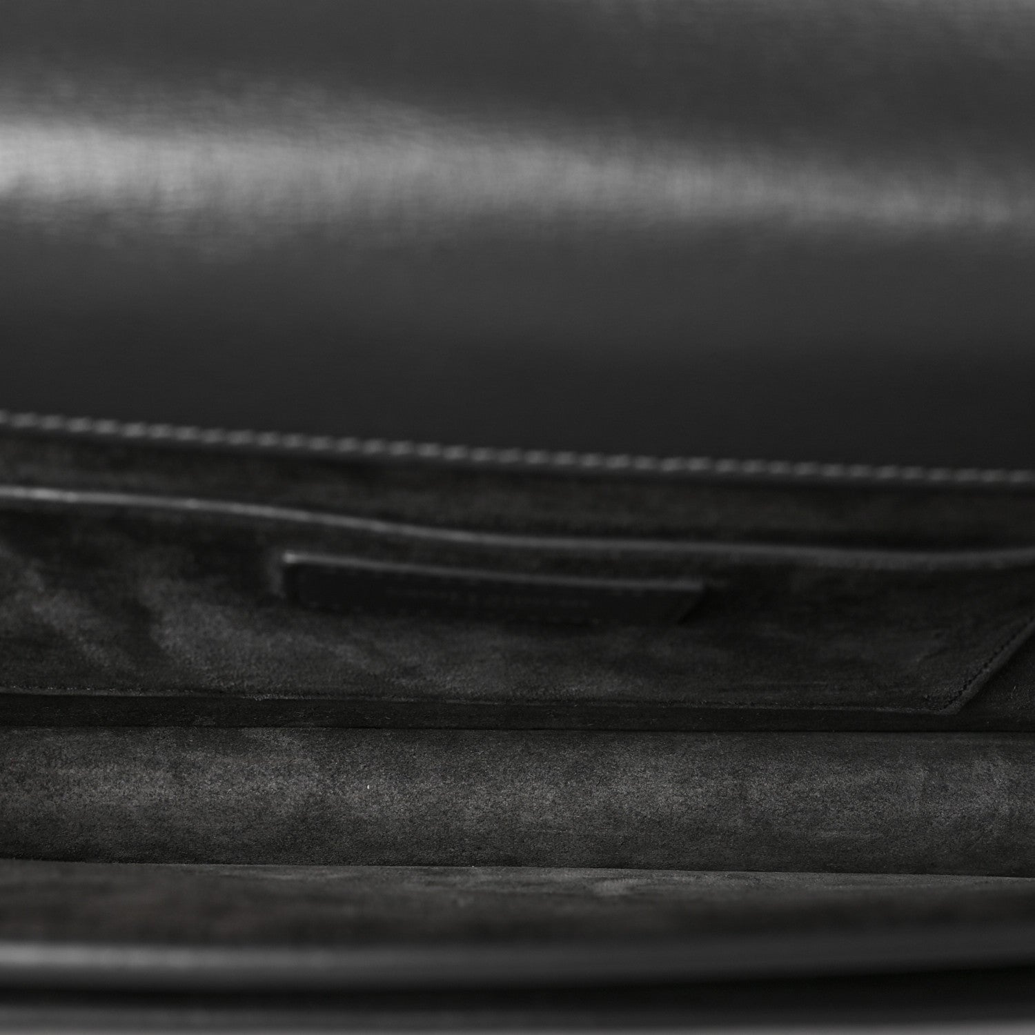 Saint Laurent Smooth Calfskin Medium Monogram Sunset Satchel Anthracite 5 of 9