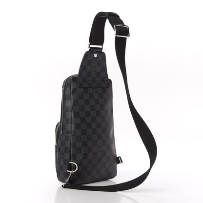 Louis Vuitton Damier Graphite World Map Avenue Sling Backpack 3 of 11