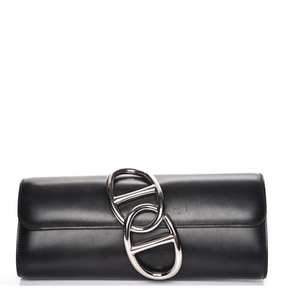 Hermes Tadelakt Egee Clutch Black 1 of 7