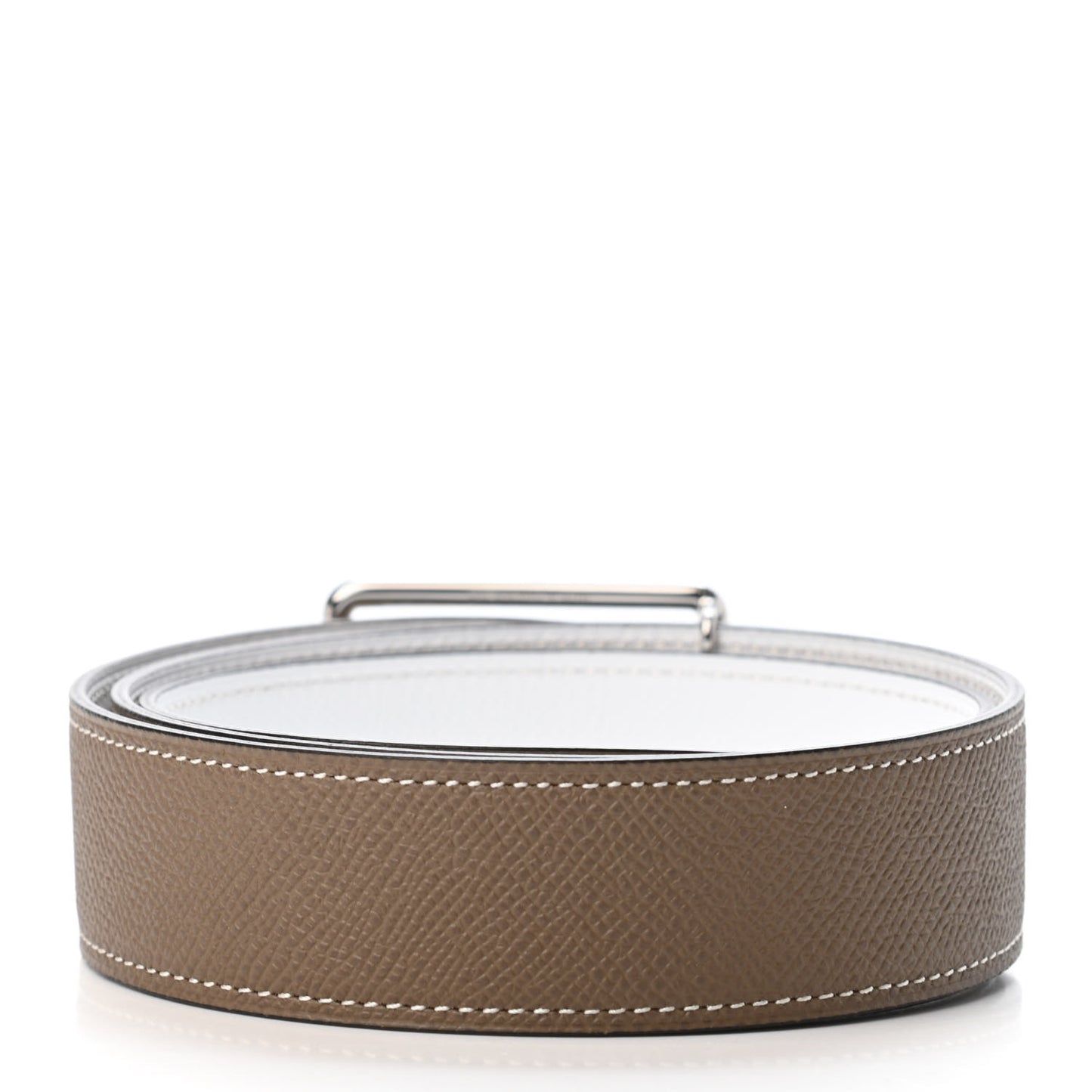 Epsom 38mm Oscar Belt 75 Etoupe White