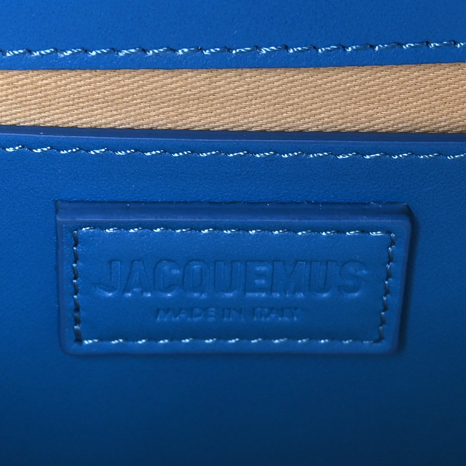 Jacquemus Smooth Calfskin Le Grand Bambino Blue 5 of 9