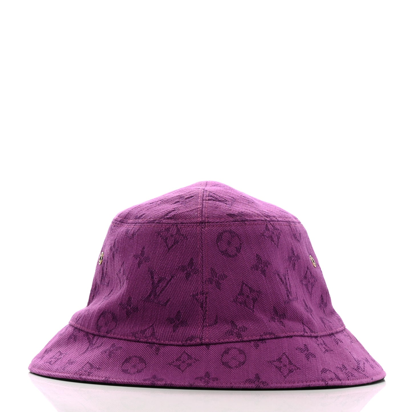 Monogram Denim Transformable Bob Bucket Hat M Purple
