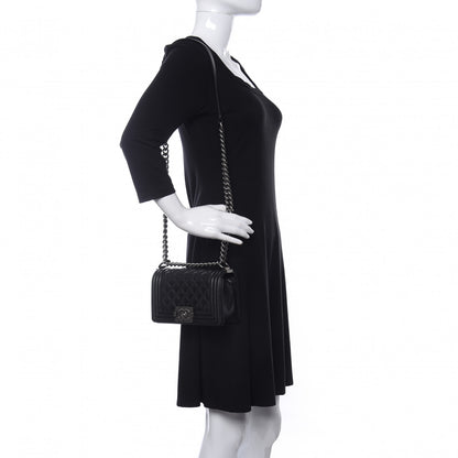 Chanel Caviar Quilted Small Boy Flap Black 2 of 10