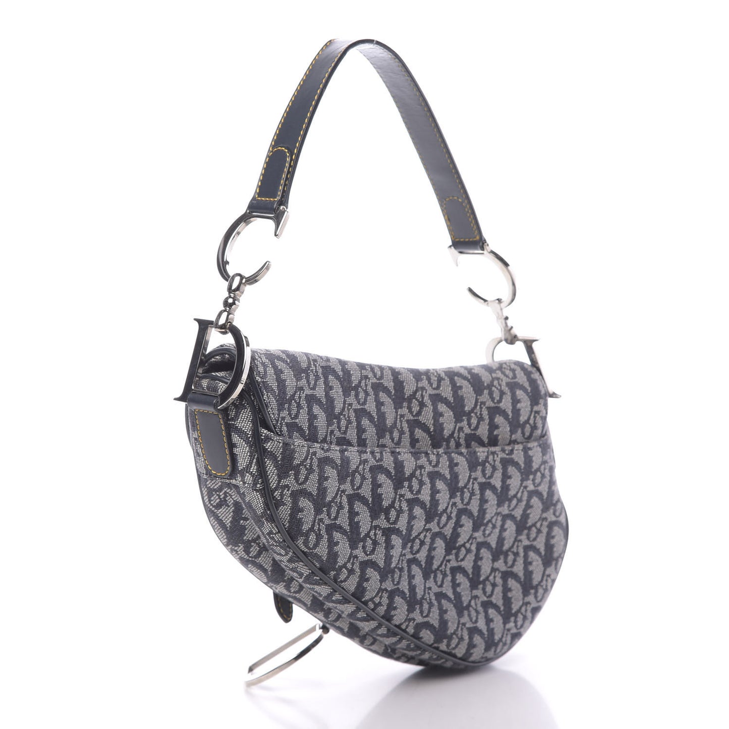 Monogram Saddle Bag Blue