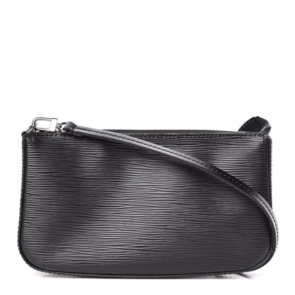 Louis Vuitton Epi Pochette Accessories NM Black 1 of 9