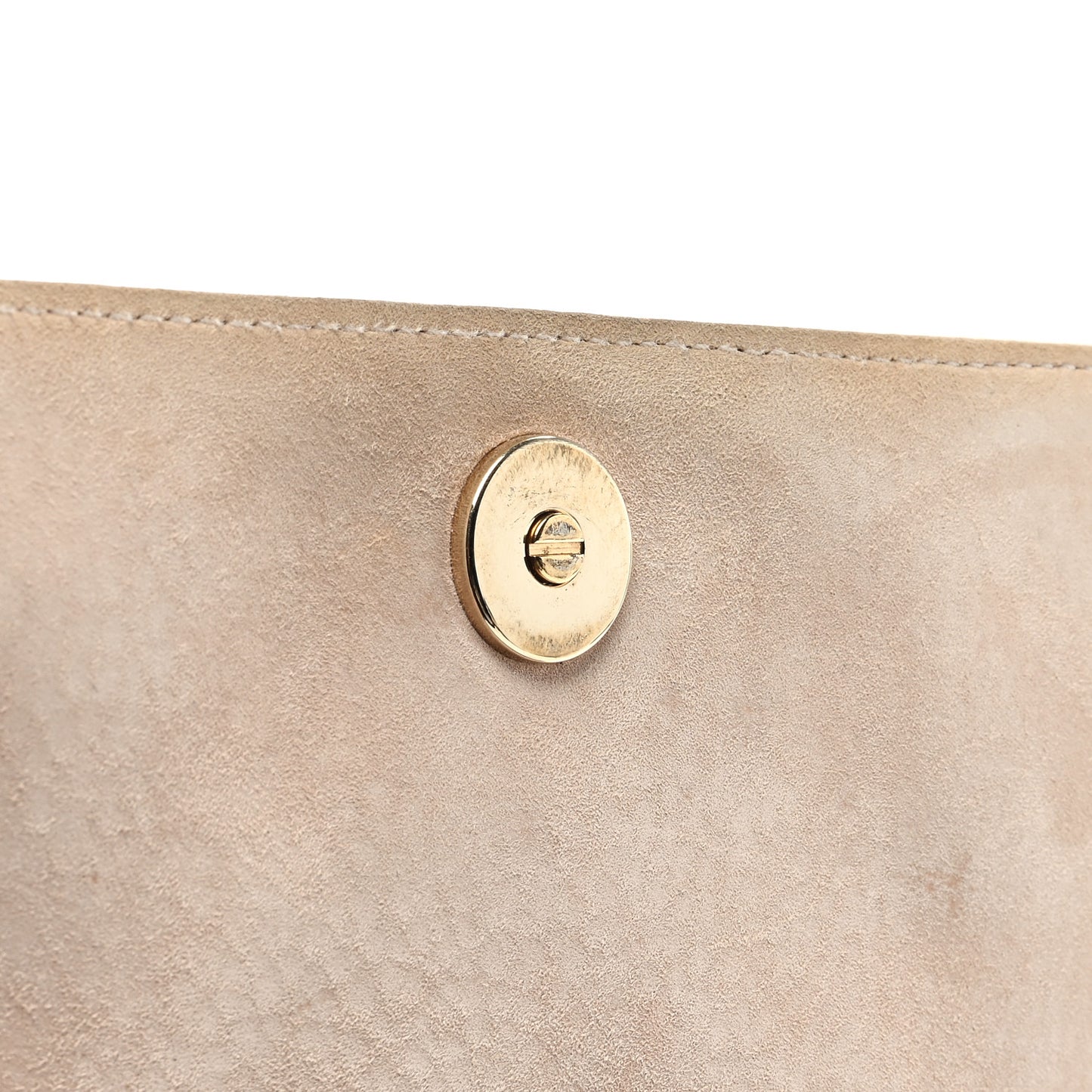 Grained Calfskin Diorama Wallet on Chain Pouch Rose Poudre