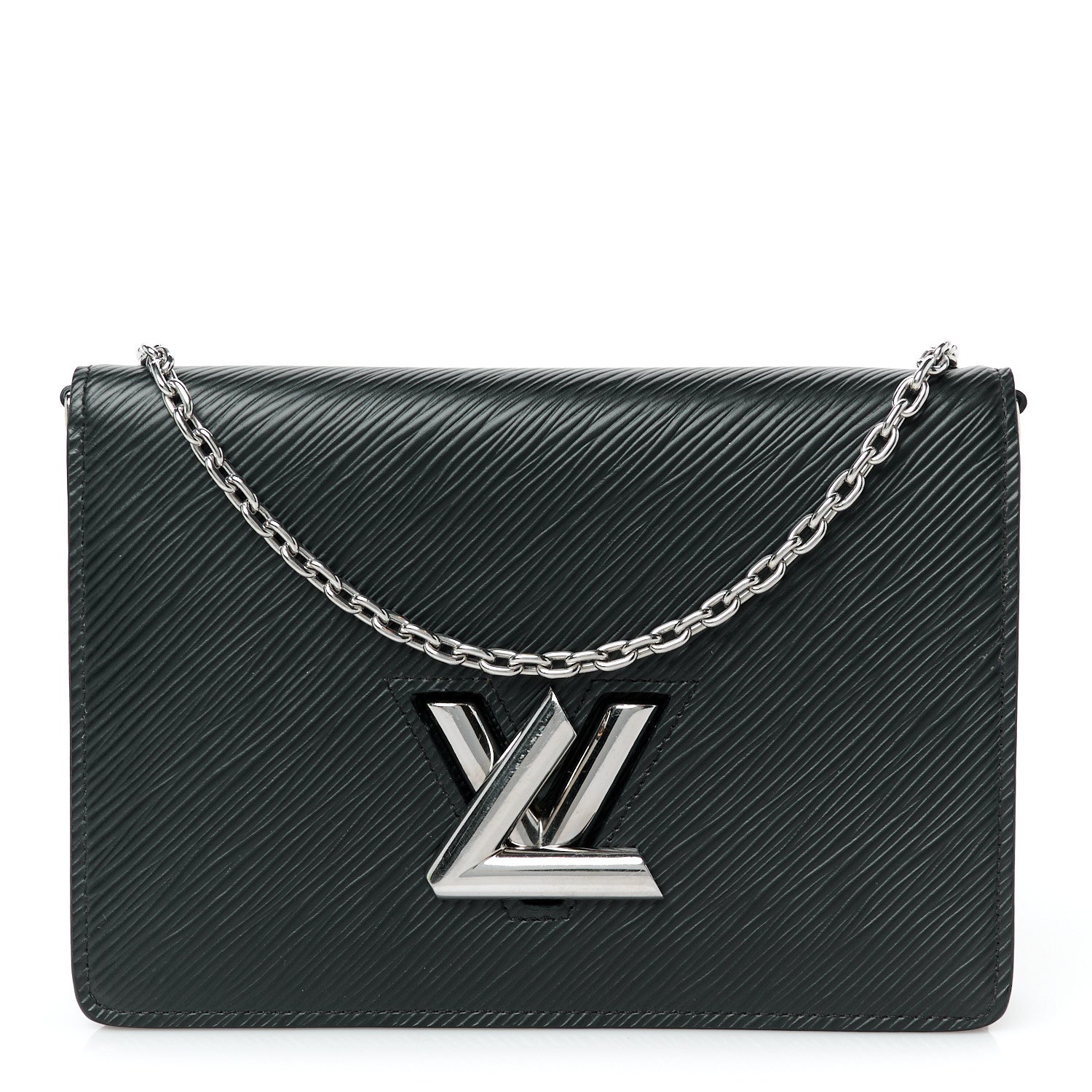 Louis Vuitton Epi Twist Belt Chain Wallet Black 1 of 10
