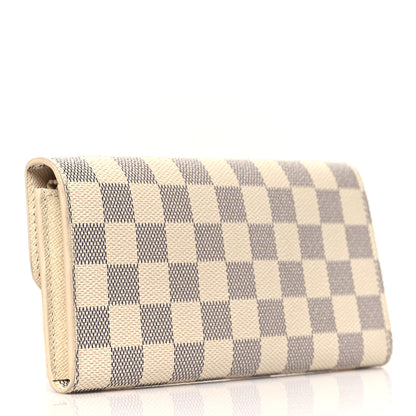 Louis Vuitton Damier Azur Emilie Wallet 3 of 8