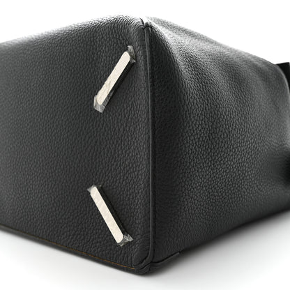 Loewe Calfskin Large Puzzle Edge Bag Black 9 of 14