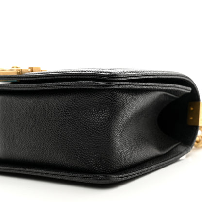 Chanel Caviar Quilted Medium Boy Flap Black 10 of 10