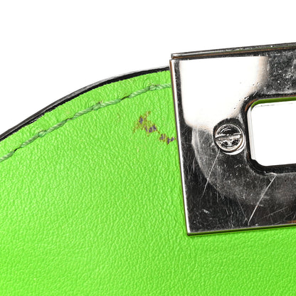 Valentino Garavani Vitello Medium Rockstud Tote Green Fluo 8 of 9