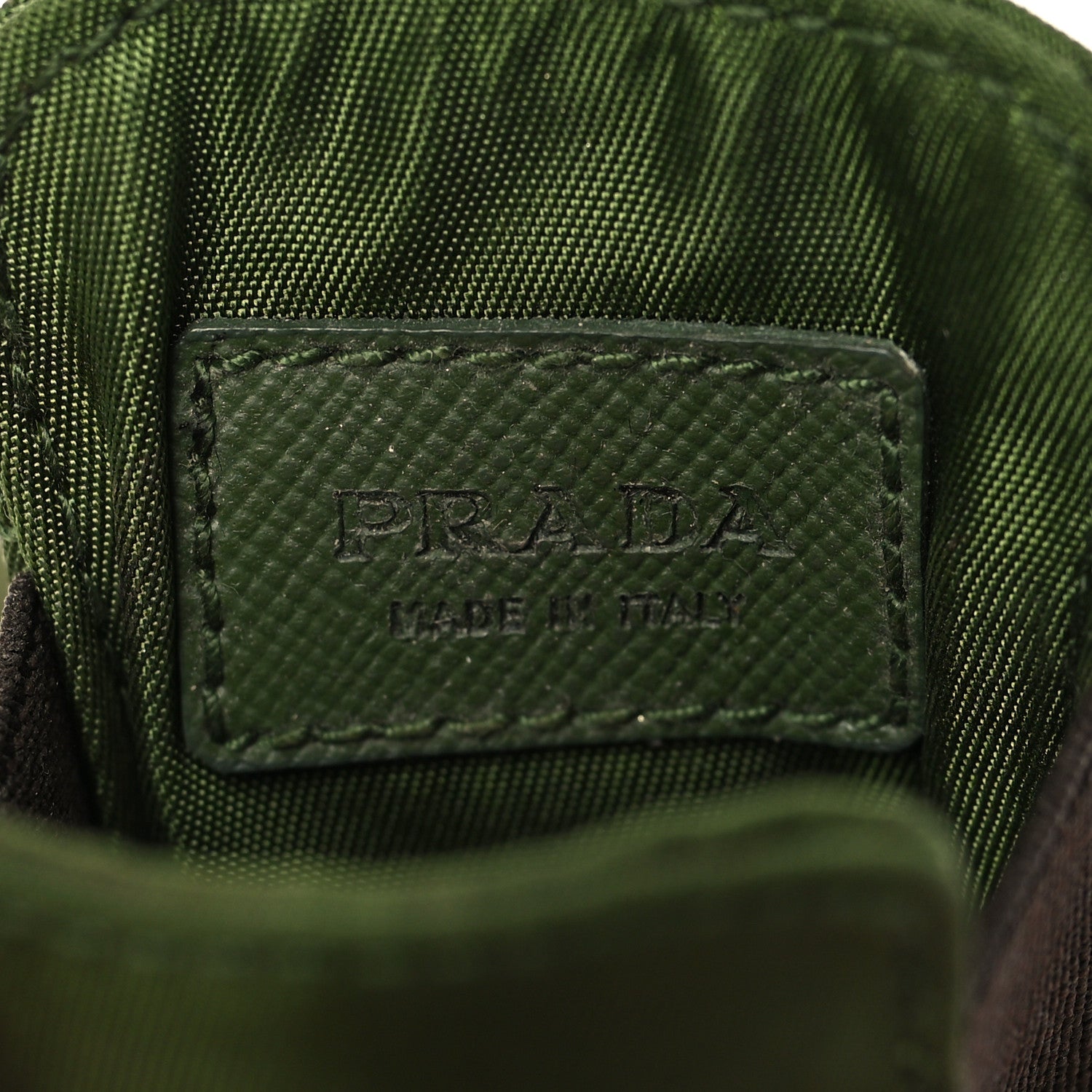 Prada Nylon Phone Case Pouch Green 5 of 8