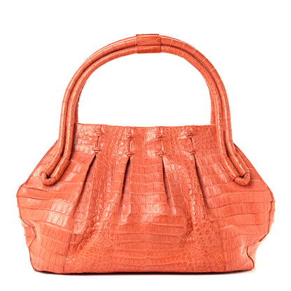 Nancy Gonzalez Crocodile Tote Orange 1 of 10