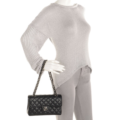 Chanel Caviar Quilted Small Double Flap Black 2 of 9