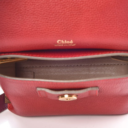 Chloe Calfskin Mini Clare Shoulder Bag Red 5 of 7