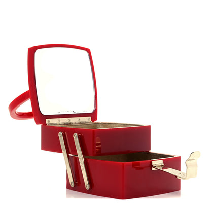 Chanel Plexiglass Evening in L'Atelier Minaudiere Jewelry Box Red 7 of 12