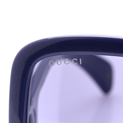 Gucci Acetate Rectangle Frame Sunglasses GG1326S Purple 8 of 9