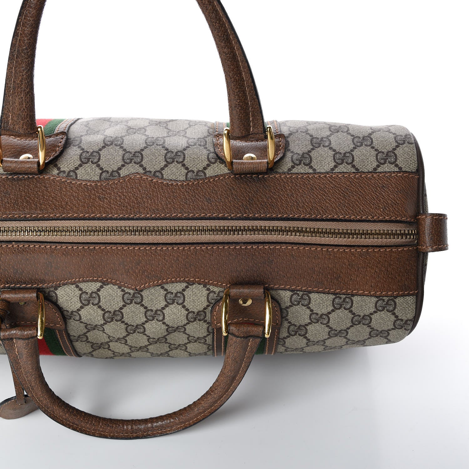 Gucci GG Plus Monogram Web Boston Brown 22 of 22