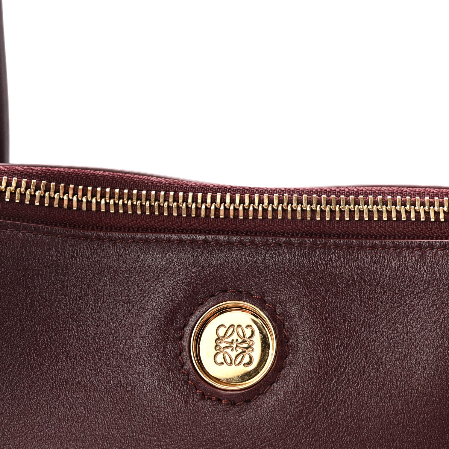 Loewe Supple Calfskin Small Madrid Bag Dark Burgundy 7 of 9