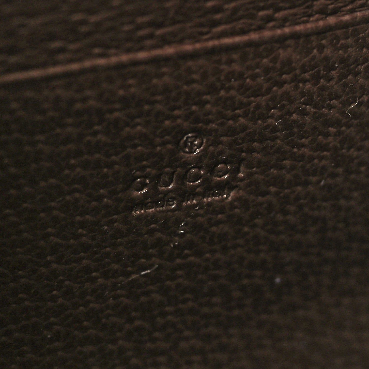 Gucci Monogram Jumbo GG Textured Dollar Calfskin Mini Dionysus Chain Wallet Camel Ebony New Acero 5 of 9
