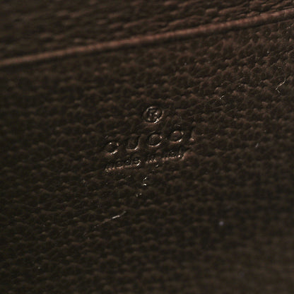 Gucci Monogram Jumbo GG Textured Dollar Calfskin Mini Dionysus Chain Wallet Camel Ebony New Acero 5 of 9