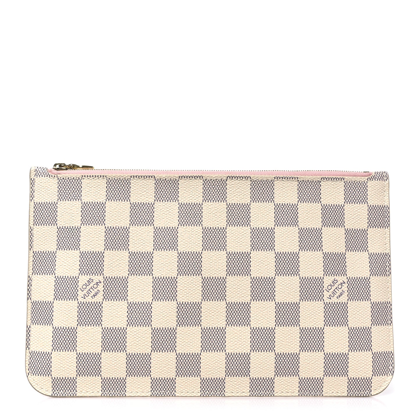 Damier Azur Neverfull MM GM Pochette Rose Ballerine