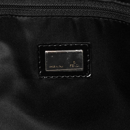 Fendi Zucca Quilted Medium Roll Tote Tobacco Black 6 of 7