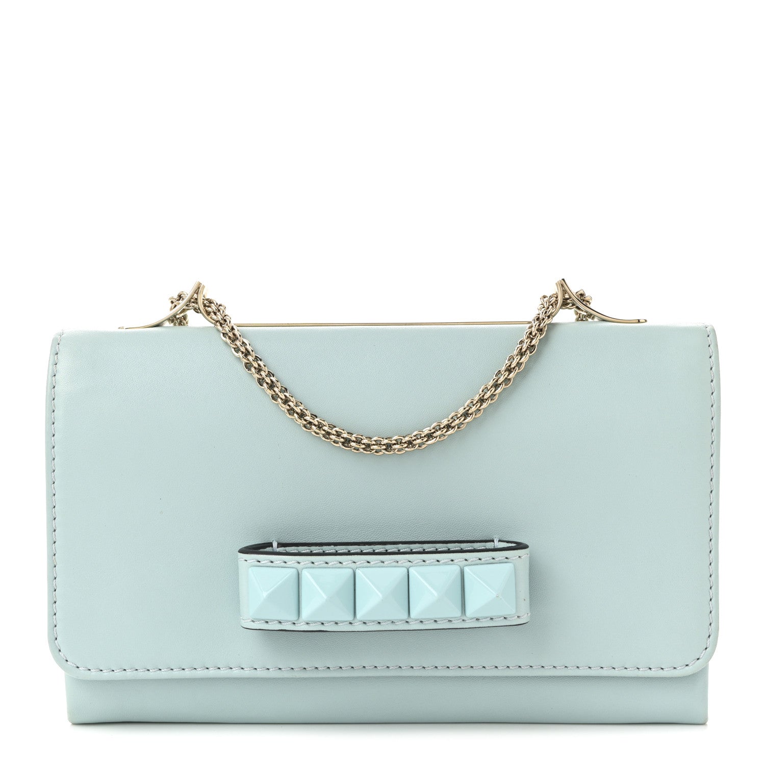 Valentino Garavani Nappa Va Va Voom Shoulder Bag Blue 1 of 11