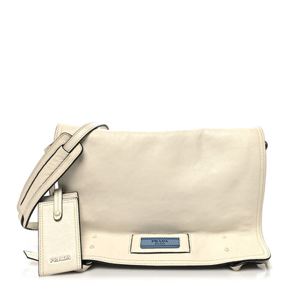 Prada Glace Calf Etiquette Flap 1 of 11