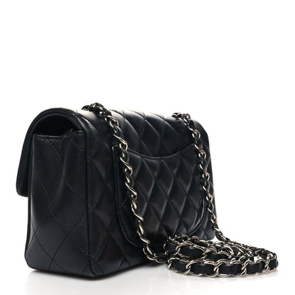 Chanel Lambskin Quilted Mini Rectangular Flap Black 3 of 11