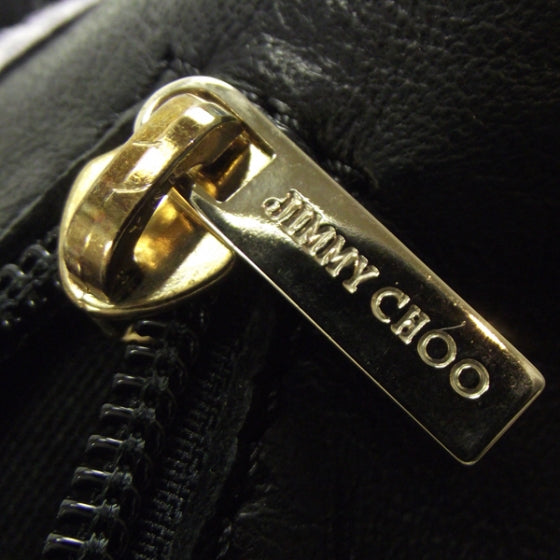 Jimmy Choo Leather Diane Kid Fringe Hobo Black 8 of 9