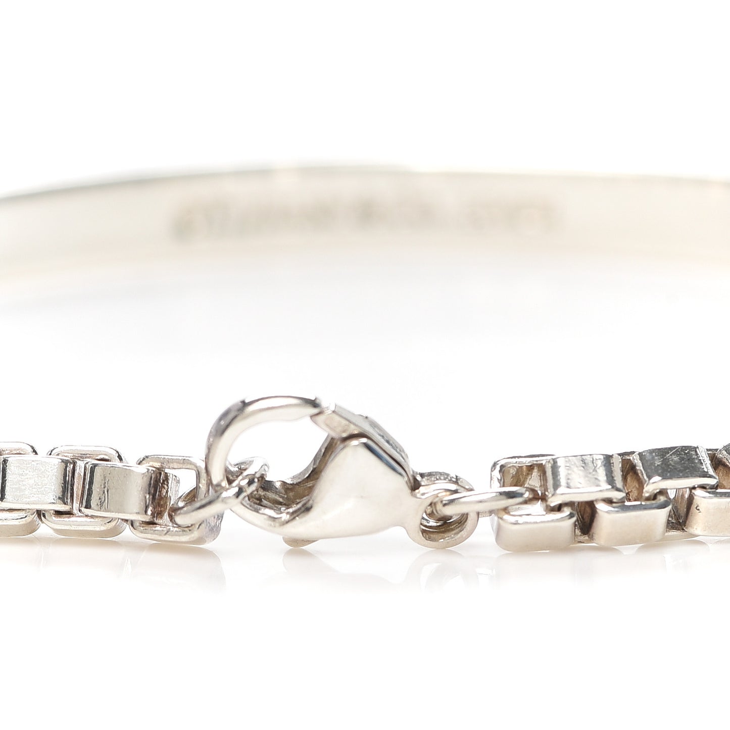 Sterling Silver Venetian Link ID Bracelet