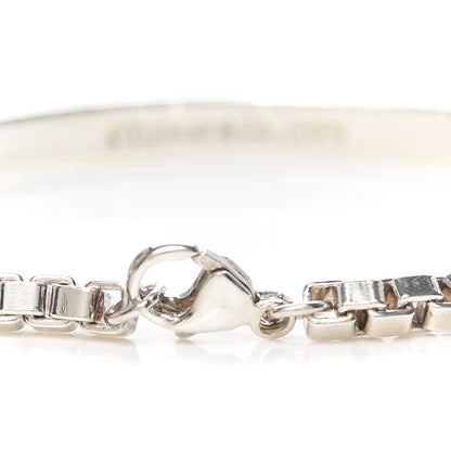 Tiffany Sterling Silver Venetian Link ID Bracelet 5 of 6