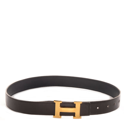 Hermes Box Reversible Polished Constance 32mm H Belt 75 Noir Ebene 1 of 7