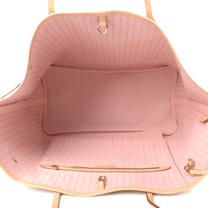 Louis Vuitton Damier Azur Neo Neverfull GM Rose Ballerine 6 of 11