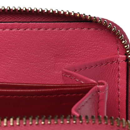 Valentino Garavani Nappa Rockstud Spike Compact Zip Around Wallet Shadow Pink 22 of 23
