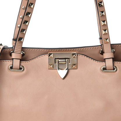 Valentino Garavani Vitello Small Rockstud Tote Skin Sorbet 9 of 9