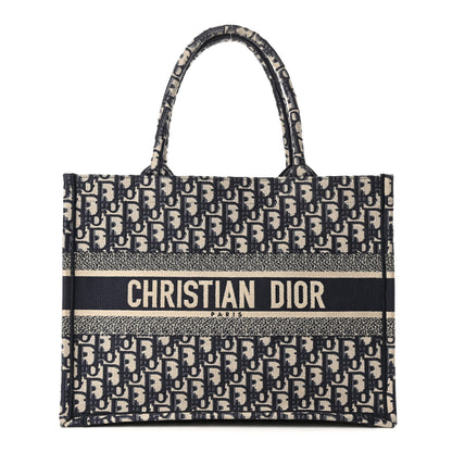 Christian Dior Oblique Medium Book Tote Blue Multicolor 1 of 10