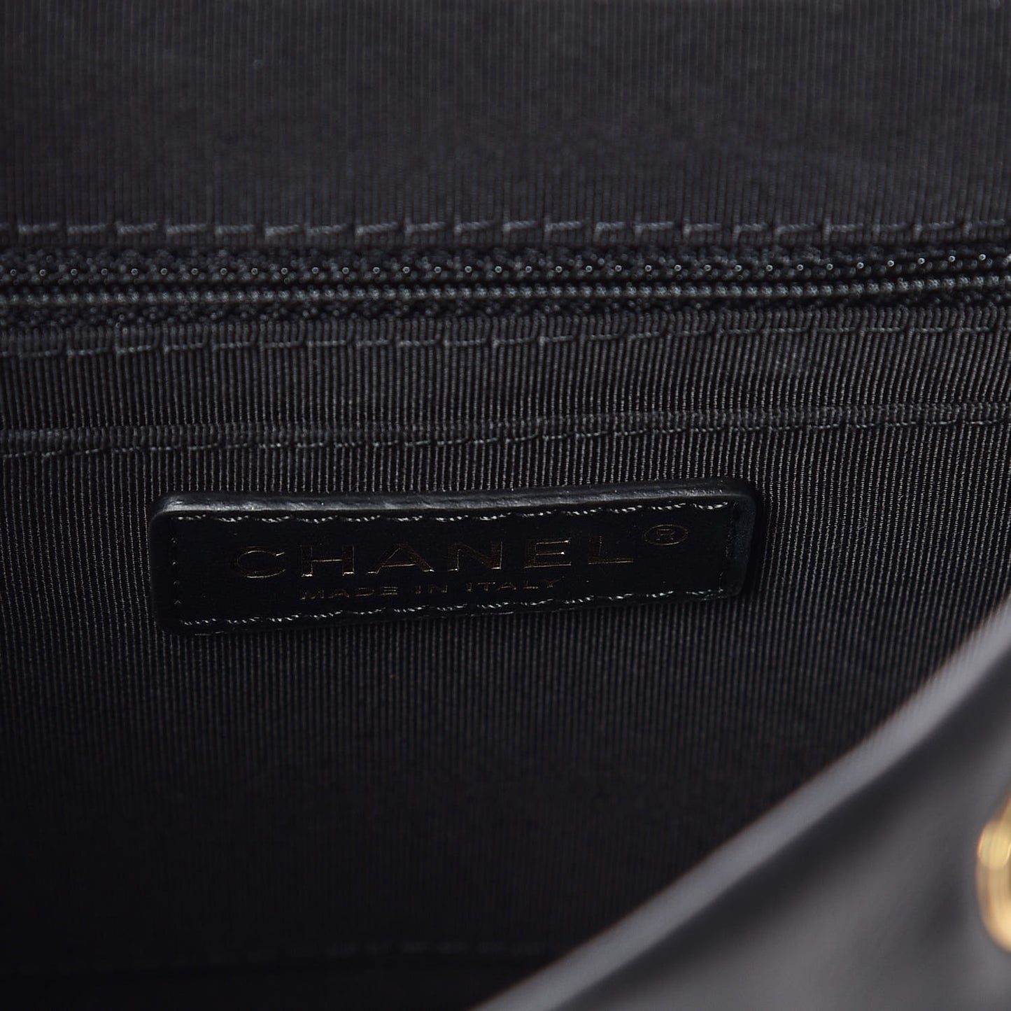 Calfskin Chevron Quilted Small Urban Spirit Backpack Black