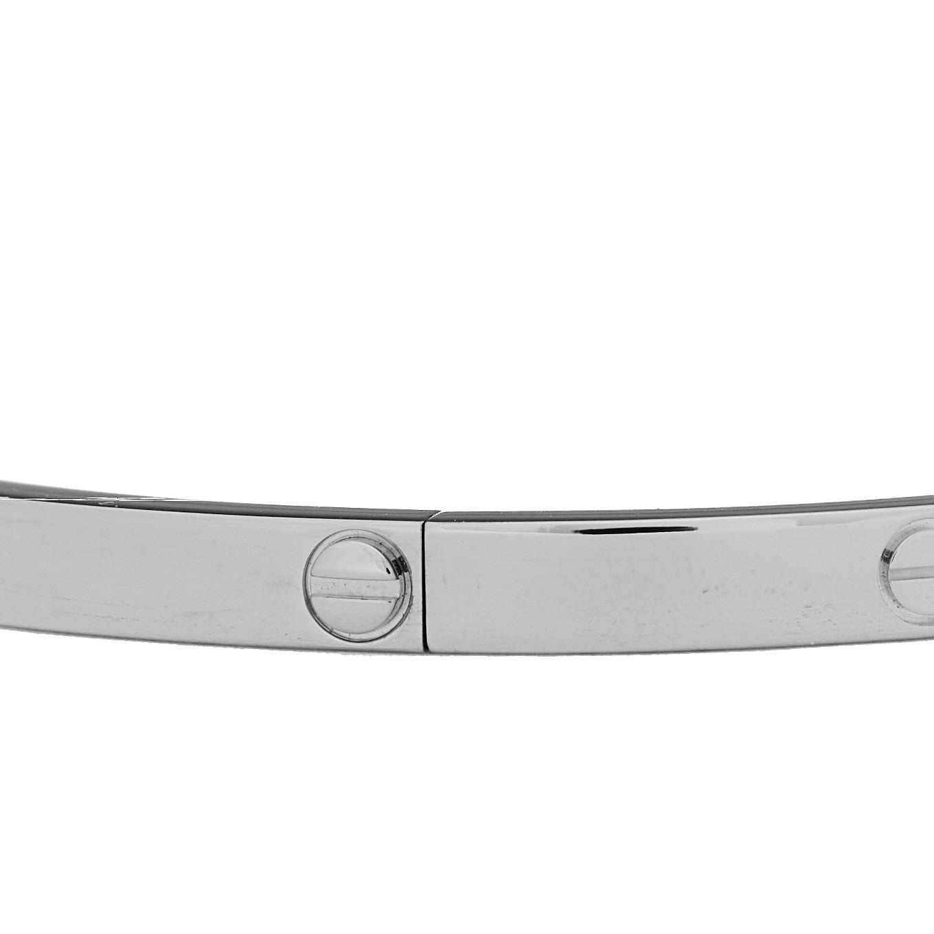 18K White Gold Small LOVE Bracelet 18