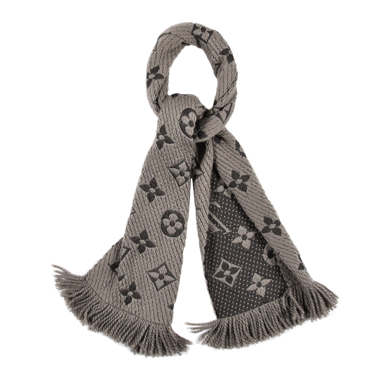 Louis Vuitton Wool Silk Logomania Scarf Verone 1 of 4