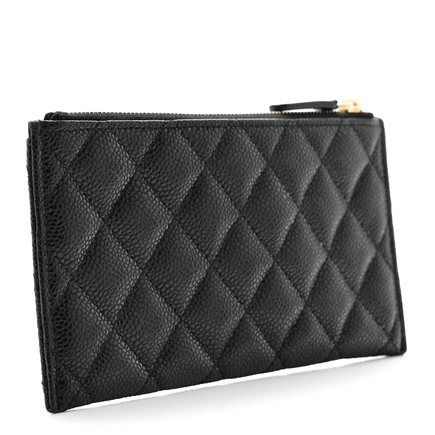 Chanel Caviar Quilted Classic Zip Pouch Black 3 of 10