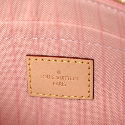 Louis Vuitton Damier Azur Neverfull MM GM Pochette Rose Ballerine 6 of 8