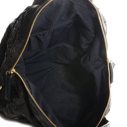Givenchy Wrinkled Lambskin Medium Nightingale Black 5 of 10